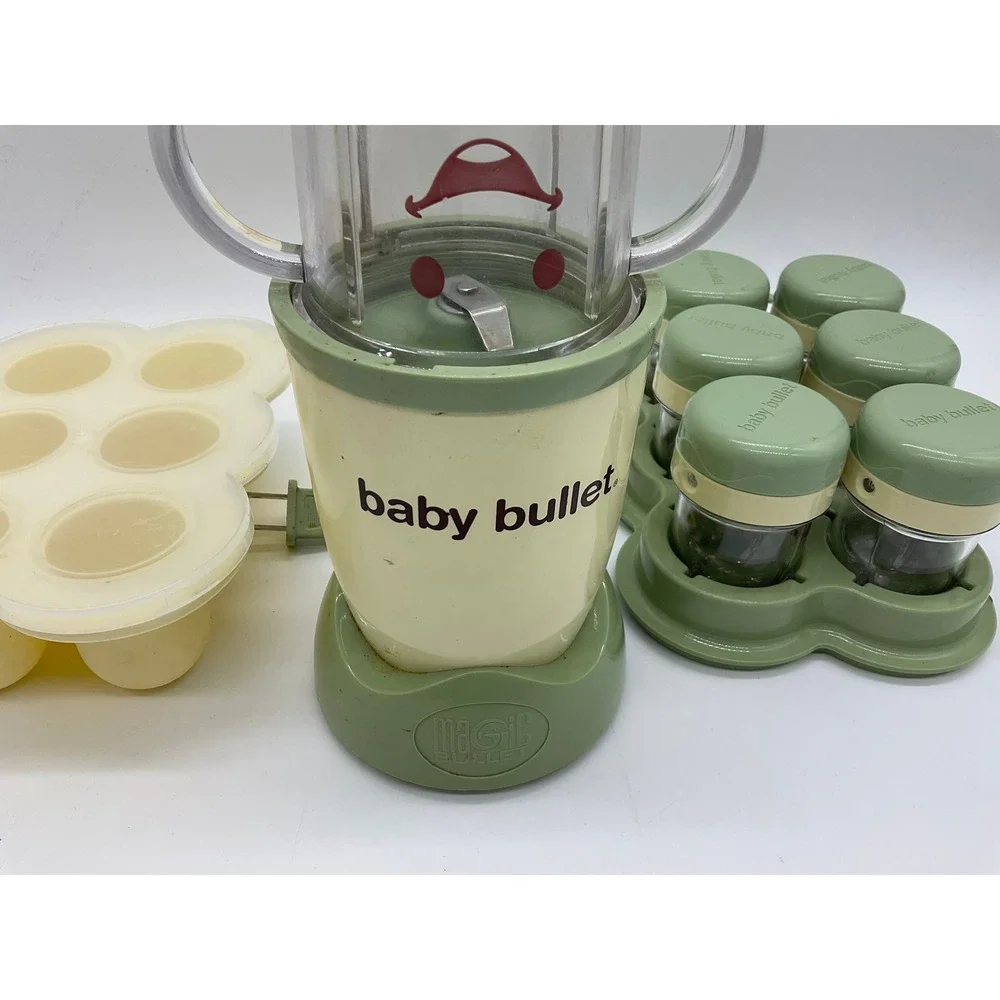 Magic Bullet Baby Bullet Blender System Baby Green BB-101S Food Prep Kit